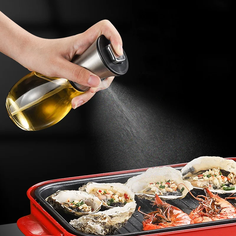 Distributeur d'huile de cuisine ménager Contrôle de l'huile pour une cuisine saine. Dosez parfaitement vos huiles et améliorez votre cuisine.