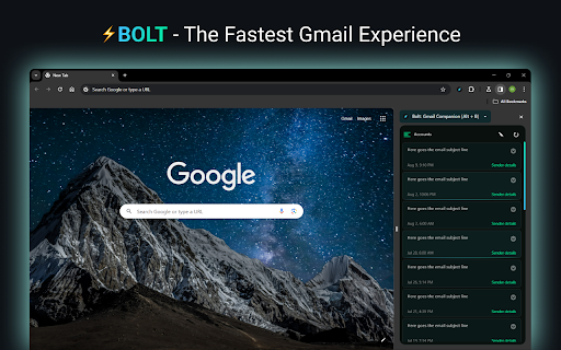 Bolt: The Fastest Gmail Experience ⚡