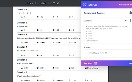 TutorUp - AI Homework & Exam Helper