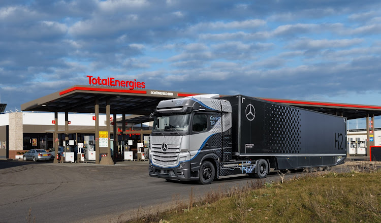 Daimler Truck and TotalEnergies aim to demonstrate the attractiveness of trucking powered by clean hydrogen. Picture: SUPPLIED