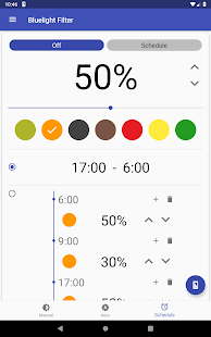 Bluelight Filter for Eye Care - Auto screen filter Screenshot