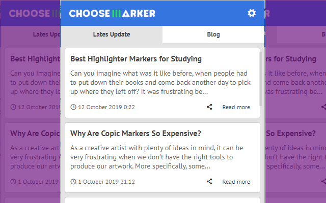 Choose Marker - Latest News Update Preview image 1