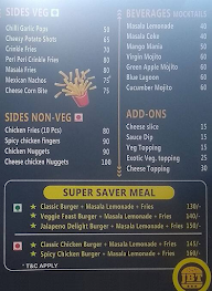 Jbt- Jaipur Burger Truck menu 2