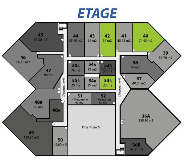 Location  locaux professionnels  65 m² à Baie mahault (97122), 1 492 €