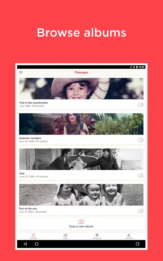 Photo Scanner by Photomyne Android Apps on Google Play