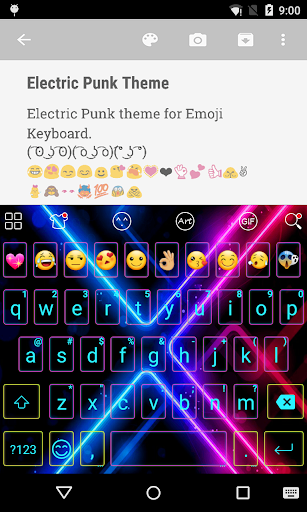 Electric Punk Emoji Keyboard