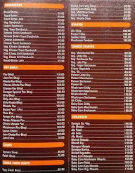 Swagat Refreshment menu 1