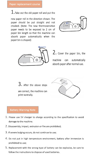 Title 15, Mini Printer Portable Bluetooth WiFi New. Print...