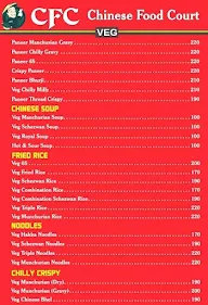 CFC - Chinese Food Court menu 3