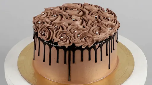 Rosy Chocolate Cream Cake [500 Grams]