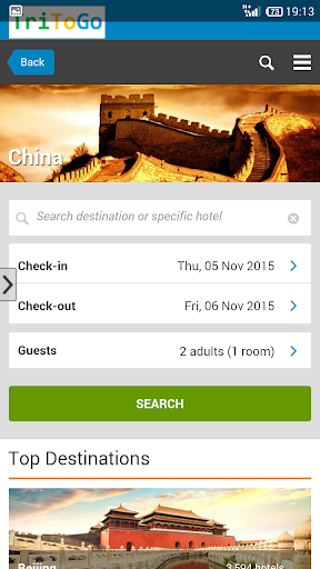 Hotels price China tritogo.com