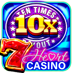 Cover Image of Download Slots : FREE Vegas Slot Machines - 7Heart Casino! 1.74 APK