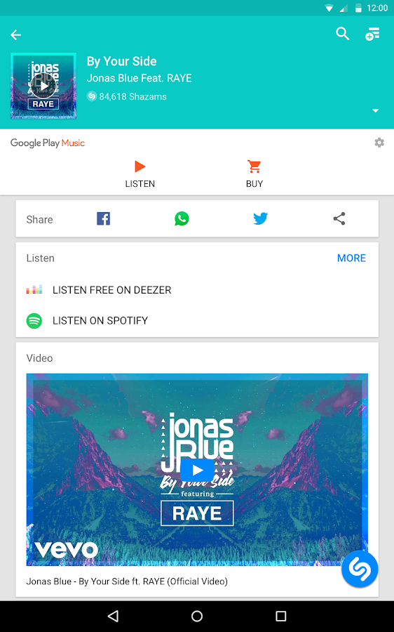   Shazam - 发现音乐 - 屏幕截图 