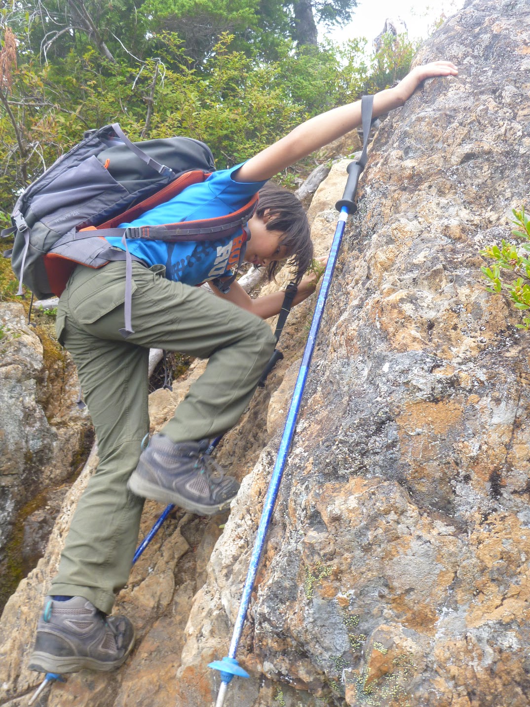 Lone Tree Pass scrambling section