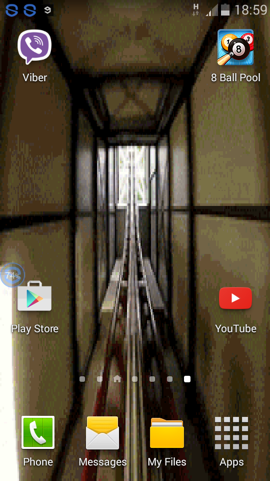 Roller Coaster Live Wallpaper Screen 1