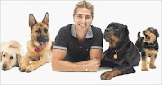 James Lech and dogs in a picture from his website