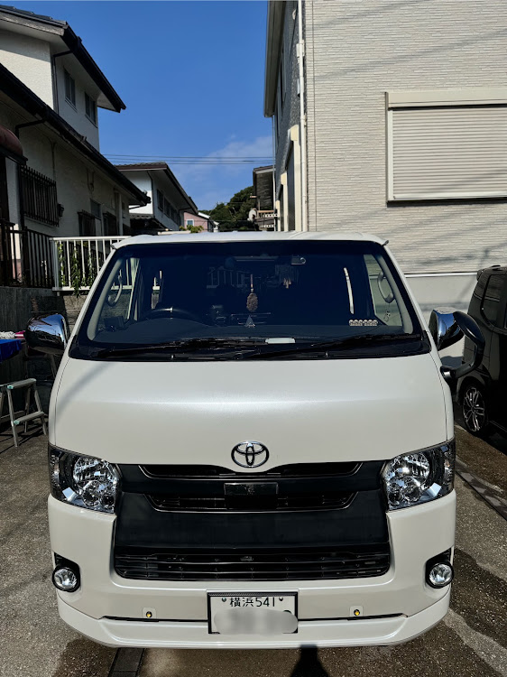 ハイエースバンの洗車・熱中症アラート・ぬぬふぁくとりー・ビアフォームに関するカスタム事例の投稿画像1枚目
