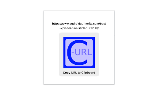 Copy Clean URL to Clipboard