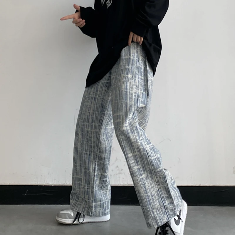 Title 6, Pantalones amplios y holgados de corte casual h...