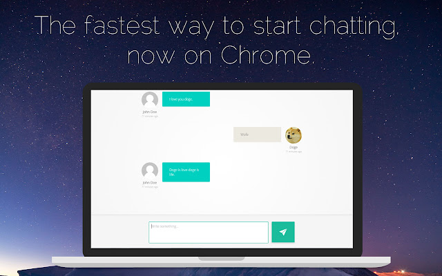 Echo (Private Chat) chrome extension