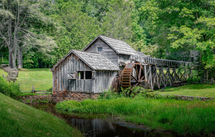 Wooden house in the forest small promo image