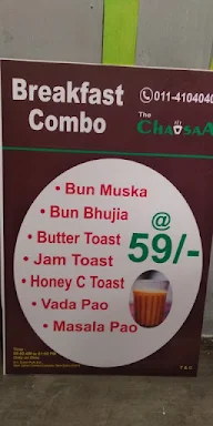 The Chaisaa menu 1