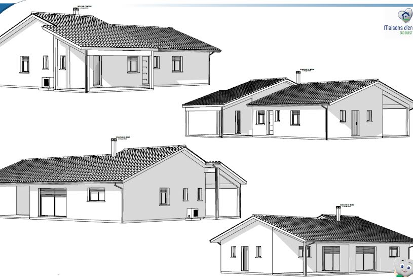  Vente Terrain + Maison - Terrain : 507m² - Maison : 103m² à Saint-Jean-de-Marsacq (40230) 