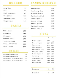 Coffee King Burry menu 1