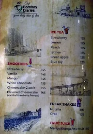 Cafe Bombay Diaries menu 1