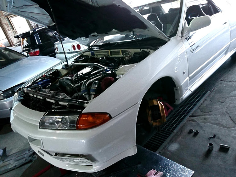 スカイライン GT-Rのドライブシャフトブーツ交換に関するカスタム事例の投稿画像1枚目