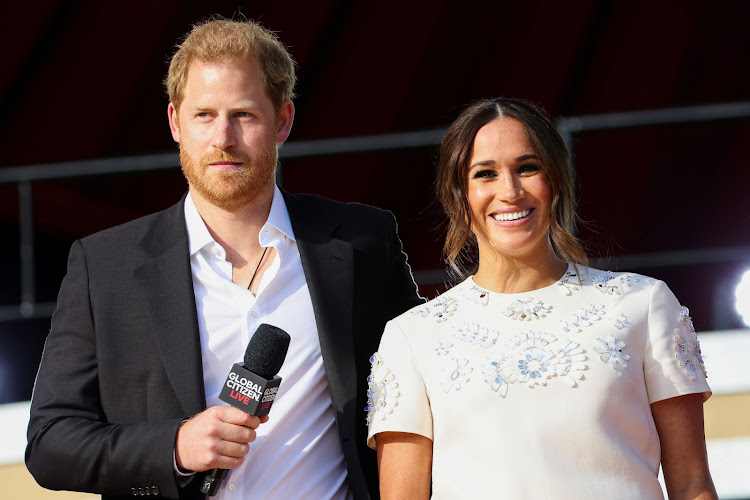 Prince Harry and Meghan have shared the first image of their daughter Lilibet Diana in a new holiday card. File image.