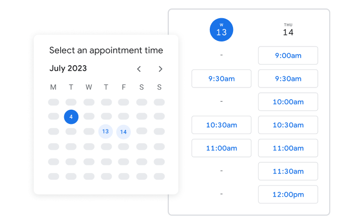 Dynamic updates to prevent scheduling conflicts 
