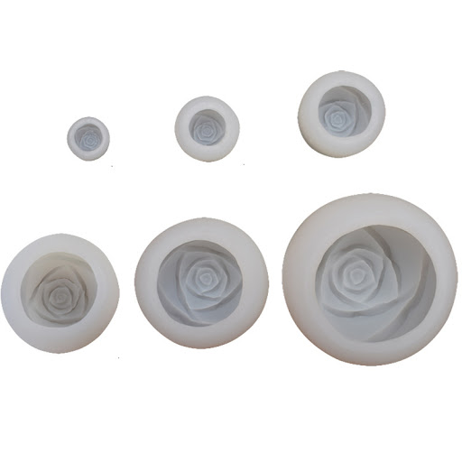 Title 10, Rose flower ice cube silicone mold Create beaut...