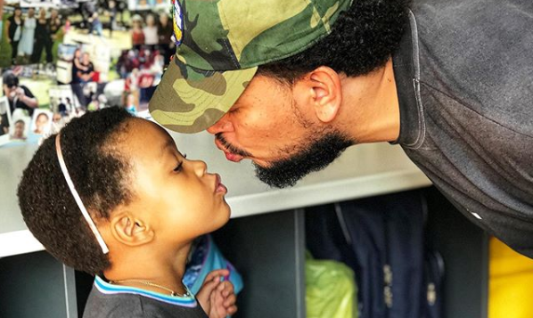 Rapper AKA dropped his daughter at school on Wednesday.