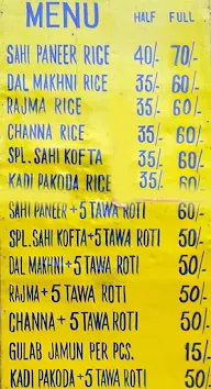 Sanjana Sudh Punjabi Khana menu 1