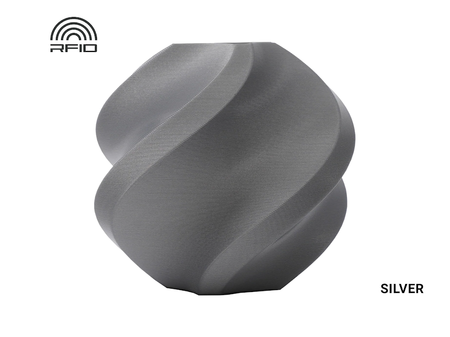 Bambu Lab Ash Gray Matte PLA Filament Refill - 1.75mm (1kg)