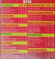 Sri Balaji Tiffins & Fast Food menu 3