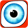 Eye color lens icon