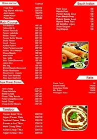 Cheenu's Kitchen Sweets & Restaurant menu 2