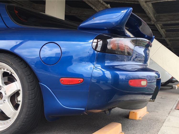 FD3S  RX-7 純正 オプション リアマッドガード　白