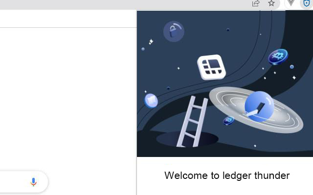 ledger thunder chrome extension