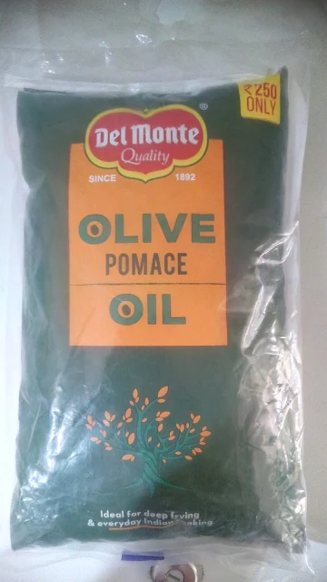 Del Monte Olive Pomace Oil Pouch Delmonte - 1 ltr