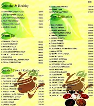 Maini's Green Leaf menu 1