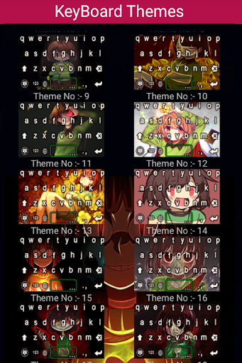 Keyboard Theme - Chara