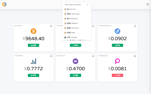 Crypto Price Tracker