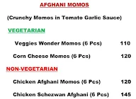 Wonder Momo's menu 3