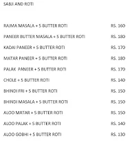 Sabzi Aur Roti menu 1