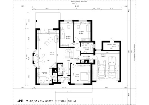 M-128 - Rzut parteru
