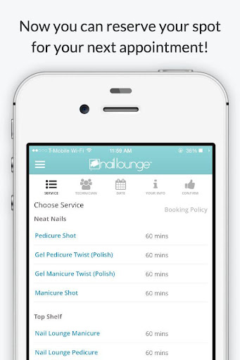 Nail Lounge App