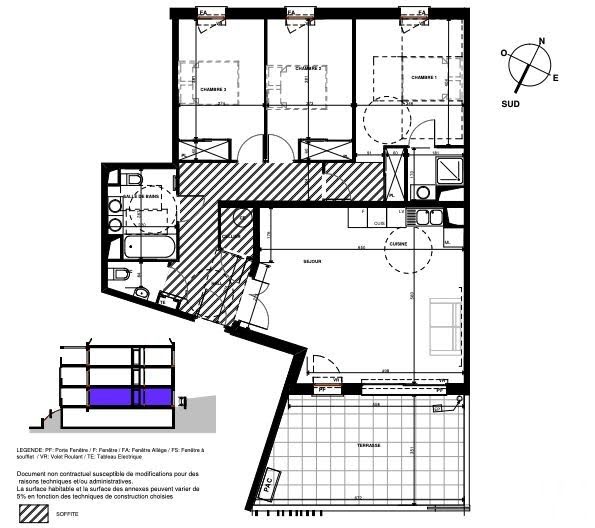 Vente appartement 4 pièces 101 m² à Manosque (04100), 475 500 €